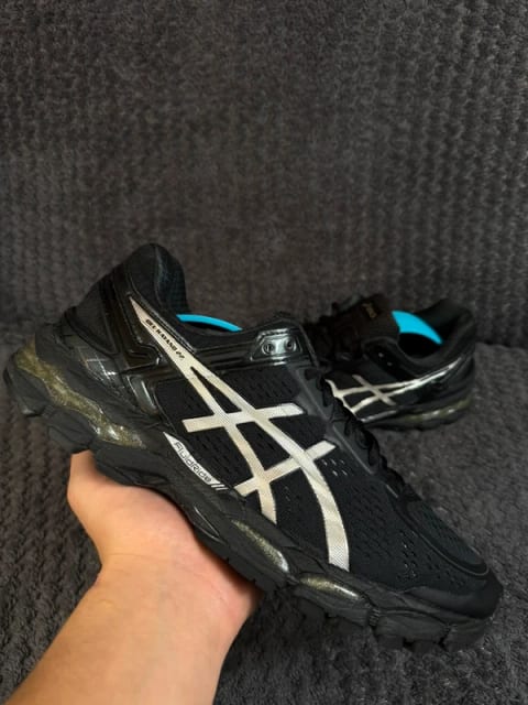Buty do Bieganie Asics Gel-Kayano 22 Sportowe Men’s Black Outdoor Sneakers Rozmiar 43.5