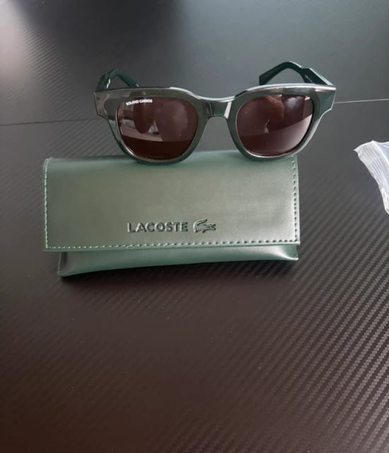 Okulary Lacoste x Roland-Garros L6023SRG Zielone Nowe