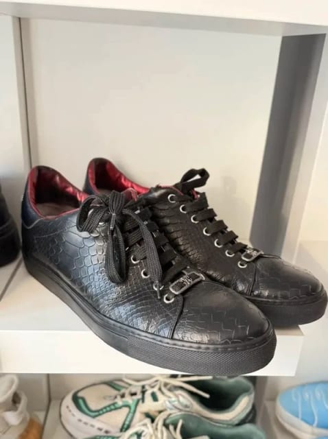 Roberto cavalli leather shoes
