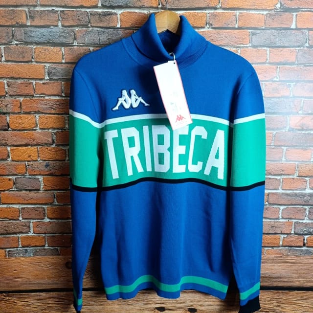 Sweter Kappa Eroi Knit Tribeca niebieski zielony rozmiar S