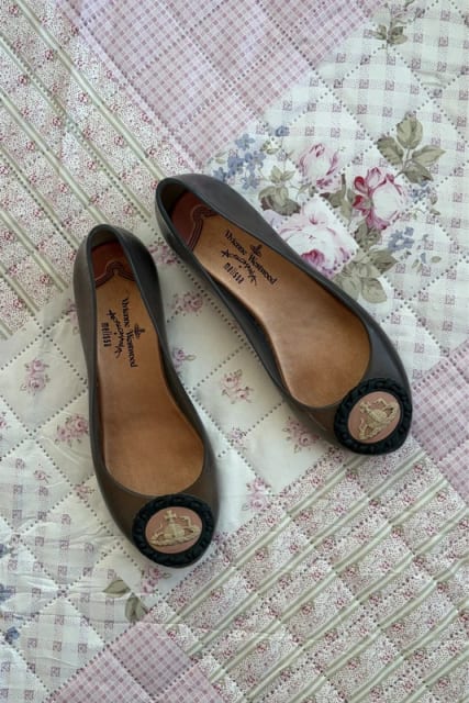 vivienne westwood x melissa ballet flats