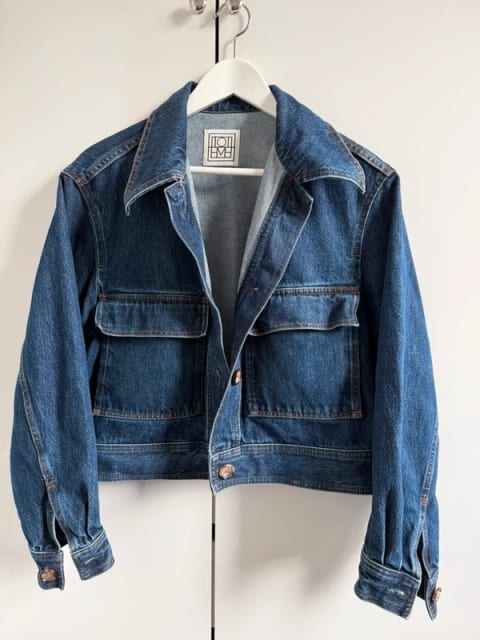 Toteme Cropped Denim Jacket
