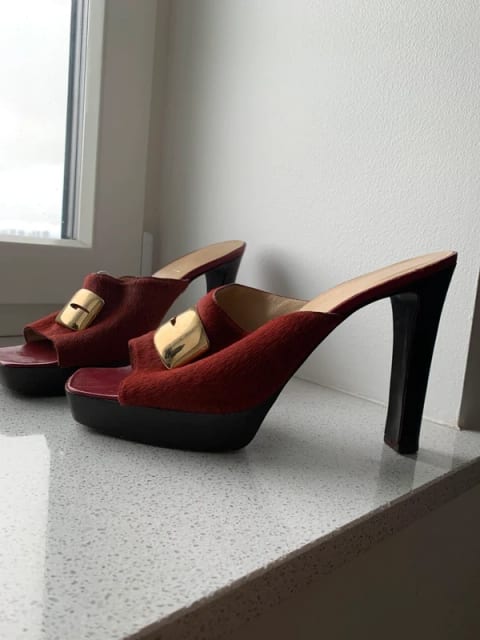 Gucci platform mules (calf)