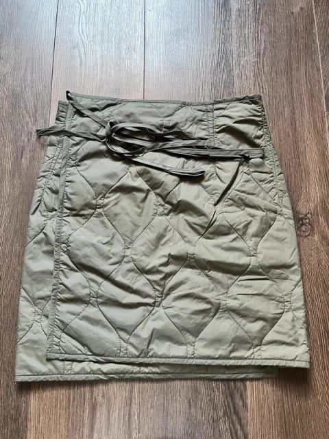 warm quilted skirt