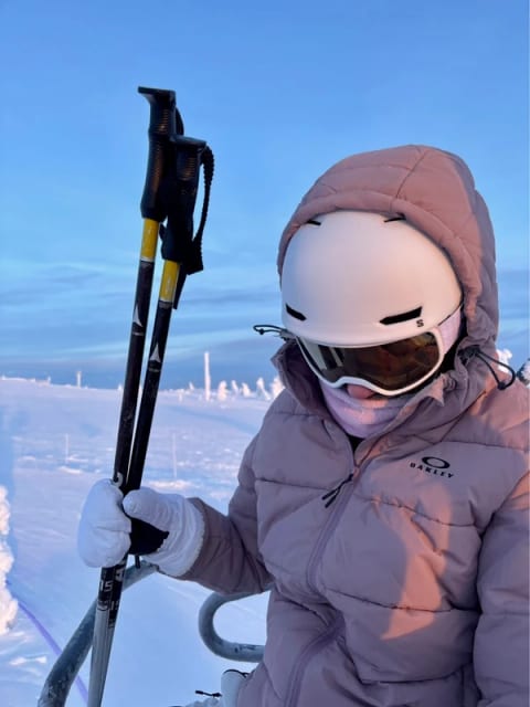 oakleyn liila laskettelutakki