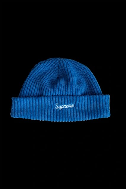 Supreme FW20 Indigo Loose Gauge Beanie