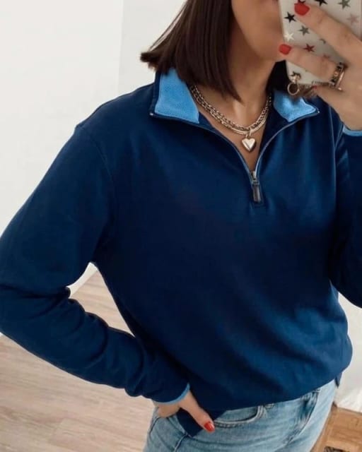 Bluza Ralph Lauren M/38 granatowe zip