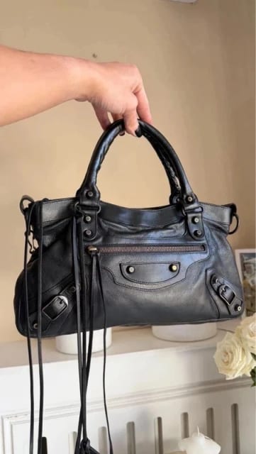 Torba torebka Balenciaga First Czarna