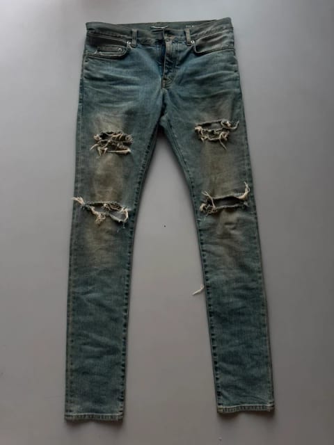 Saint Laurent Paris AW14 Crash D02 Skinny Denim
