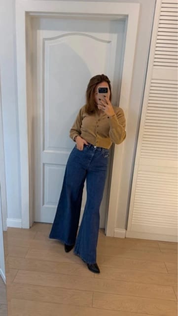 Marni jeansy szerokie wide leg 38 100% bawełna