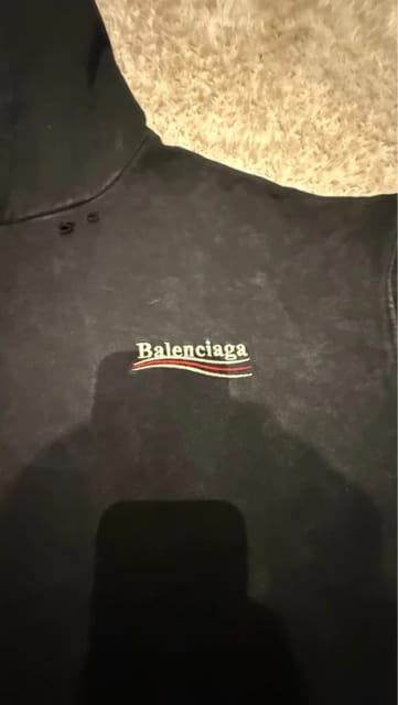 Balenciaga “political campaign” cotton hoodie