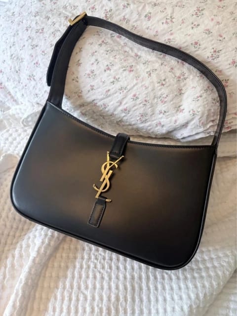 YSL-väska - LE 5 À 7 in smooth leather black