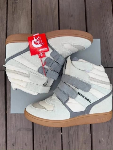 vintage buty diesel na koturnie y2k 00s