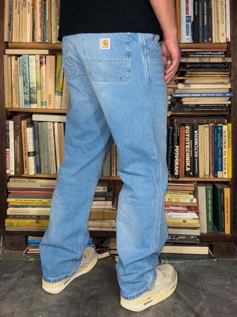 Dżinsy Carhartt WIP Simple Pants Jeans Szerokie Straight Fit Baggy Męskie Rozmiar L