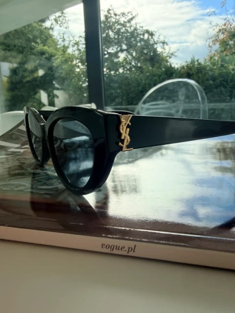 Okulary YSL przeciwsłoneczne - kocie oko