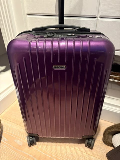 Rimowa salsa air multiwheel cabin suitcase, purple