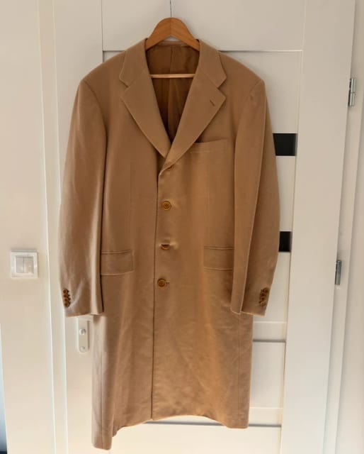 Kiton Napoli Cashmere Coat Men’s 54