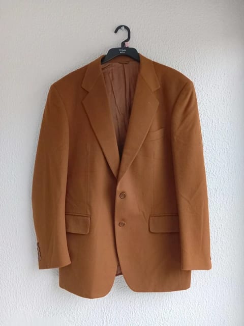 Loro Piana Vintage Pure Wool Brown Blazer Unisex