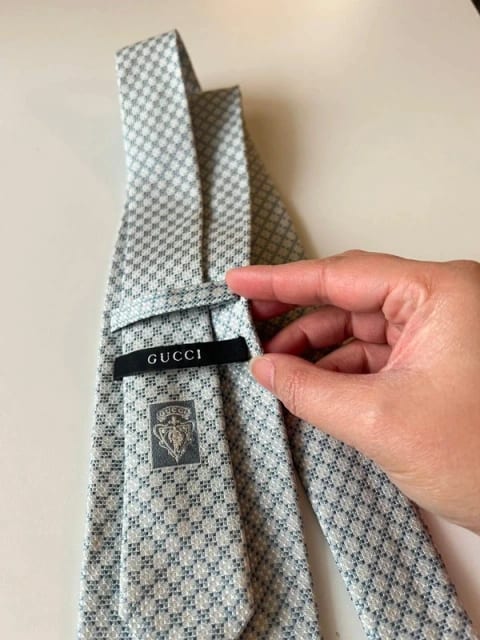 Ljusblå slips | 100% Siden