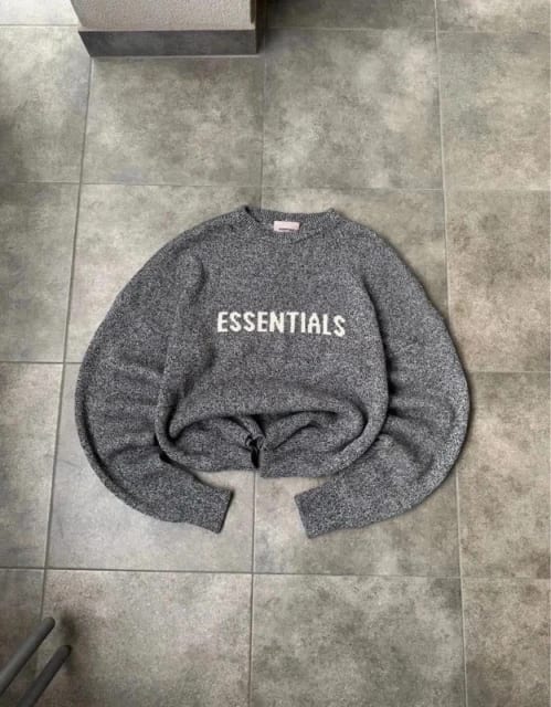 Essentials Fear of God Knit Sweater Y2K Streetwear