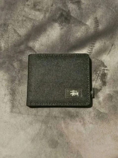 Black stussy wallet