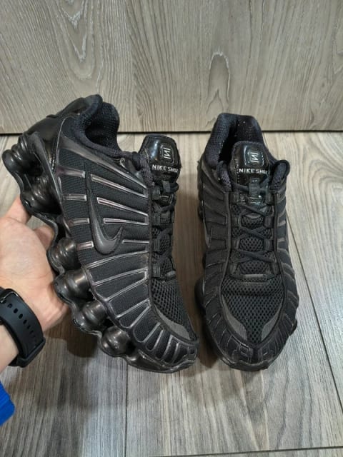 Buty Nike Shox TL r. 38.5 (wkładka 24.5 cm) czarne srebrne retro y2k gorpcore streetwear