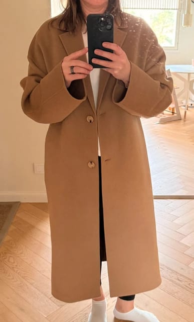 Toteme Double Cocoon Coat – uusi lapuilla, koko 38