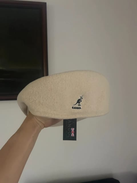 Beret wełniany kaszkiet wool rozmiar M kangol