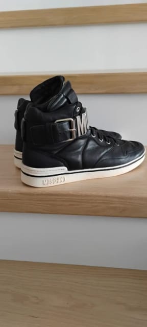 Moschino sneakersy skórzane y2k SWAG
