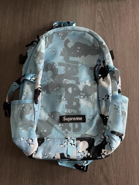 Supreme Blue Camo Backpack💙