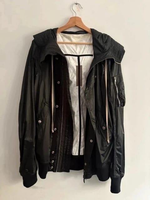 Rick Owens SS18 Coated Exploder Parka Jacket