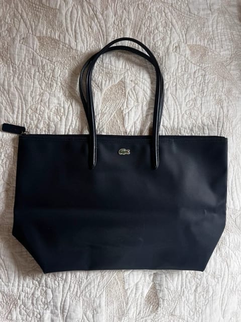 Torebka shopper Lacoste granatowa