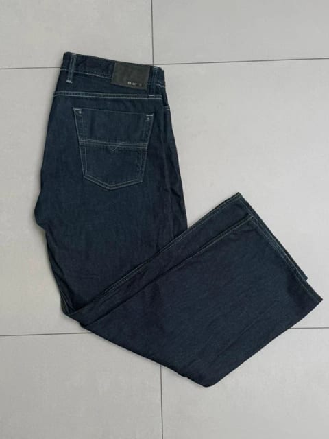 Diesel Kurren jeans W34 L32 granatowe straight leg
