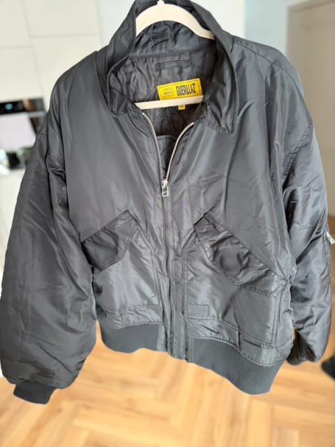 Nowa czarna kurtka bomberka CRTZ Guerillaz streetwear XXL