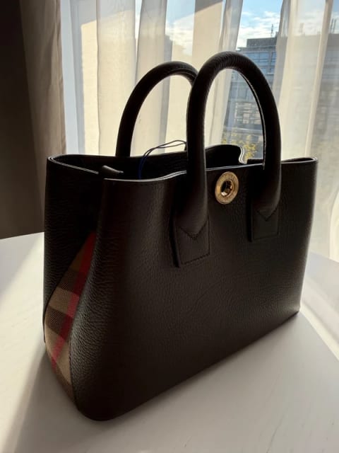 Burberry Mini Bermondsey Shoulder Bag Ebony Brown – New