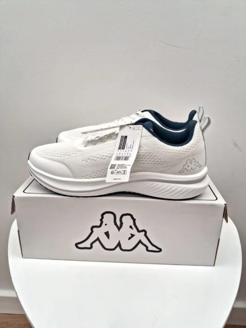 kappa sneakersy białe sportowe unisex rozmiar 46 nowe lekkie oddychające