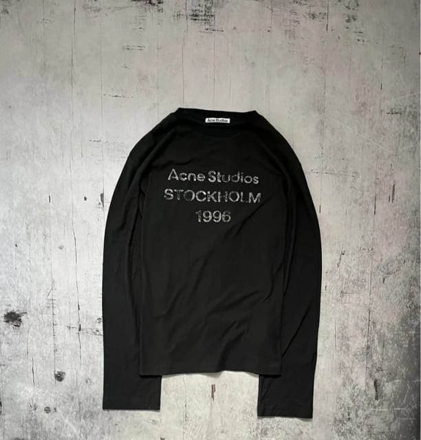 Acne Studios Stockholm 1996 Avant Garde Swag Y2K Retro Longsleeve