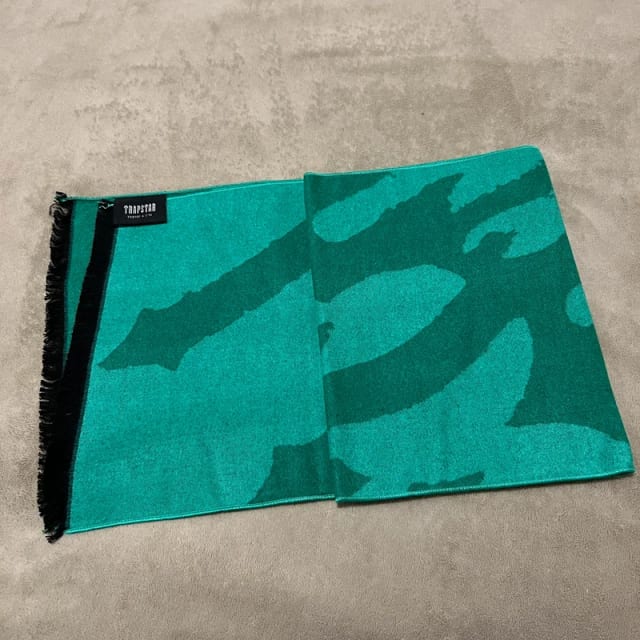 Trapstar T Jacquard Scarf - Zielony szalik