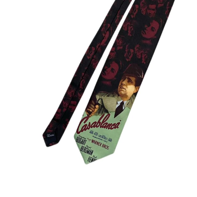 Casablanca Tie Ralph Marlin Made In Korea 2003 Vintage