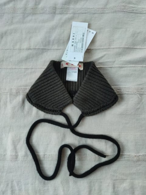 Marni collar scarf 100% virgin wool nowy z metką