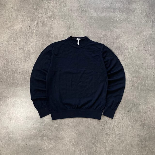 Loewe Jersey Cuello Marino Lana Wool Sweater Sweter Wełniany