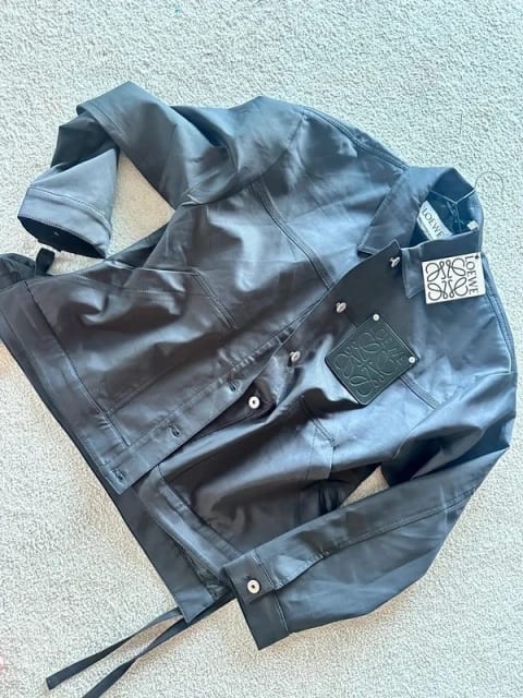 Loewe kurtka parka czarna