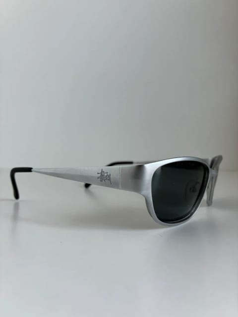 Okulary Stussy eyegear maguire sunglasses vintage 90s metal rare skate og