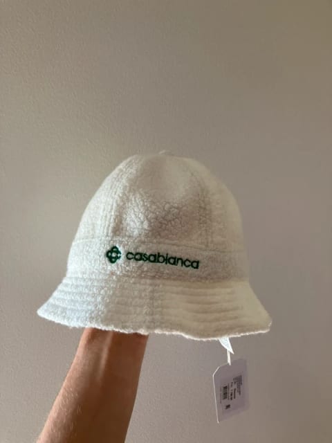 Casablanca White bucket hat 100% authentic