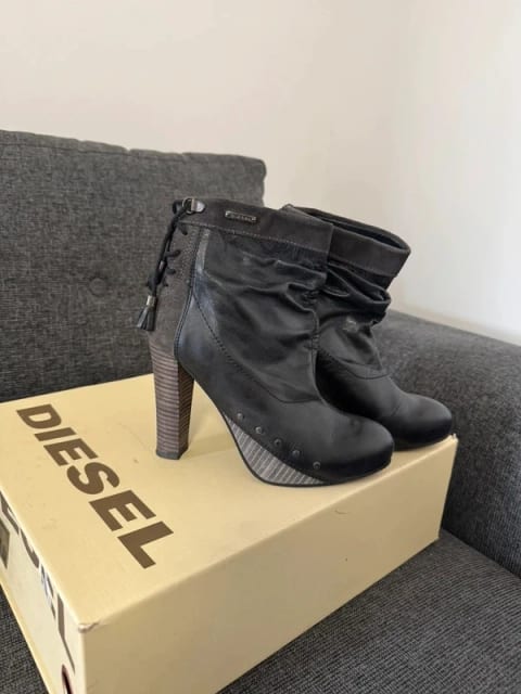 Diesel bőr bokacsizma
