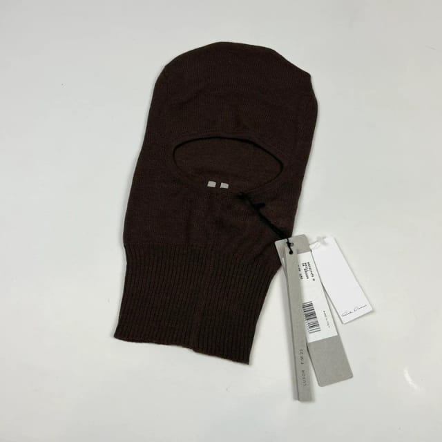 Wełniana kominiarka balaclava Rick Owens Luxor F/W2023