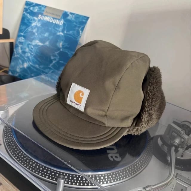 Czapka Uszatka Carhartt WIP Alberta Cap Olive Cypress S/M