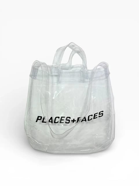 Places and face PVC Clear bag