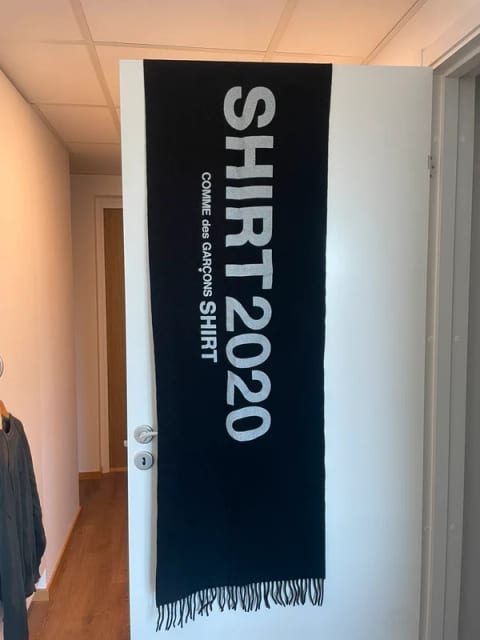 Comme des garçons shirt scarf