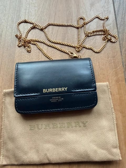 Burberry Micro Horseferry Card Case on Chain | Stan Idealny |
